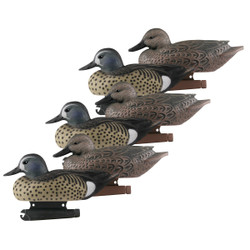 GHG Life Size Blue-Winged Teal Duck Decoys 6 Pack